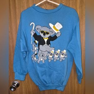 Vintage Koala Bear Crewneck Sweatshirt Graphic Animal JACKS by Maggie BROWNING
